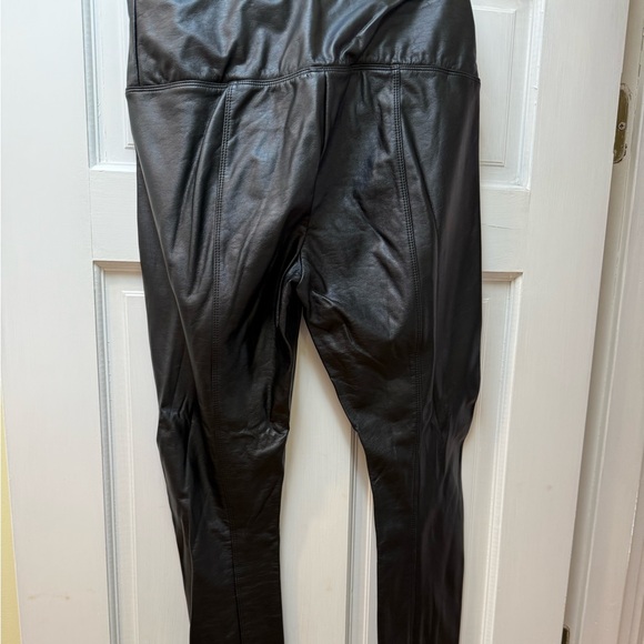 Lysse Other - High Rise Wide Waistband Lysse Black Faux Leather Pants